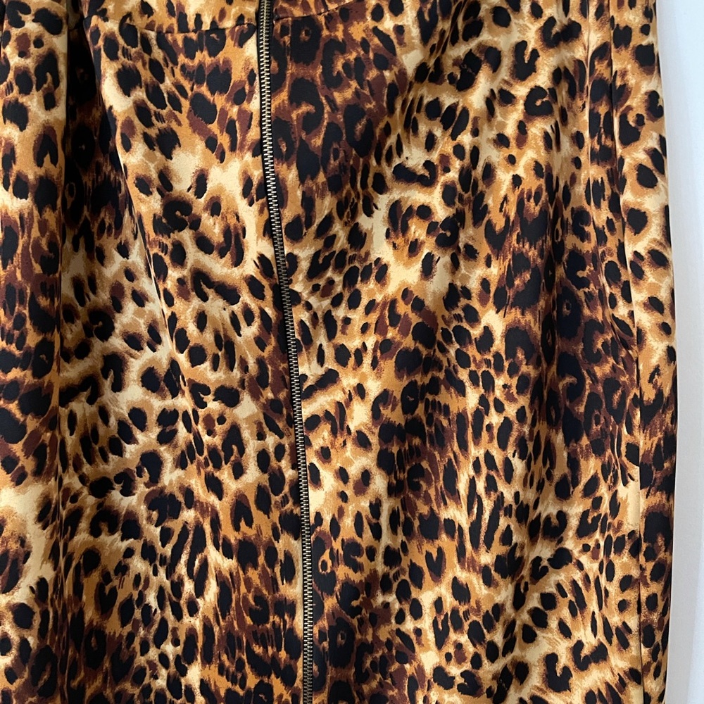 Leopard Print Pencil Skirt